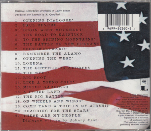 USED CD - Johnny Cash – America - A 200-Year Salute In Story And Song