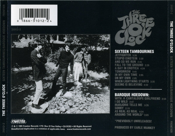 USED CD - The Three O'Clock – Sixteen Tambourines / Baroque Hoedown