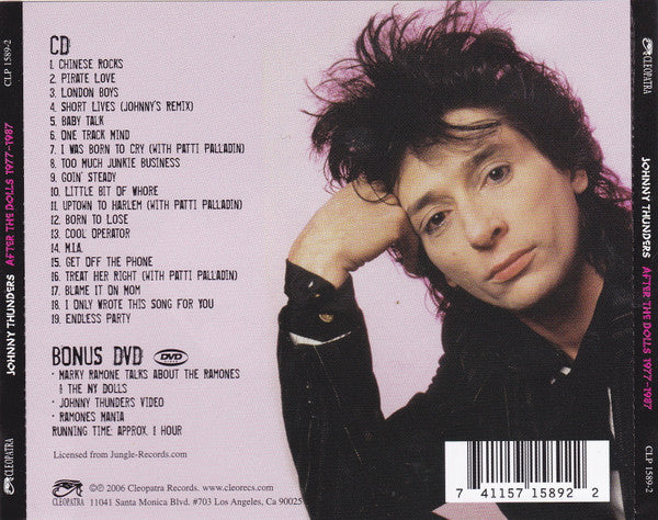 CD/DVD - Johnny Thunders – After The Dolls - 1977-1987 (Track And Jungle Records Studio Sessions)