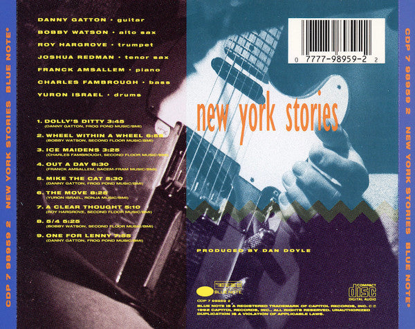 USED CD - Various – New York Stories Volume One