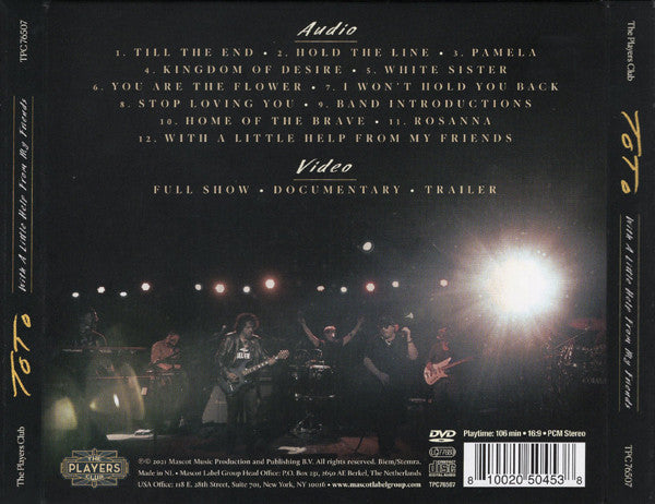 CD/BLURAY - Toto – With A Little Help From My Friends