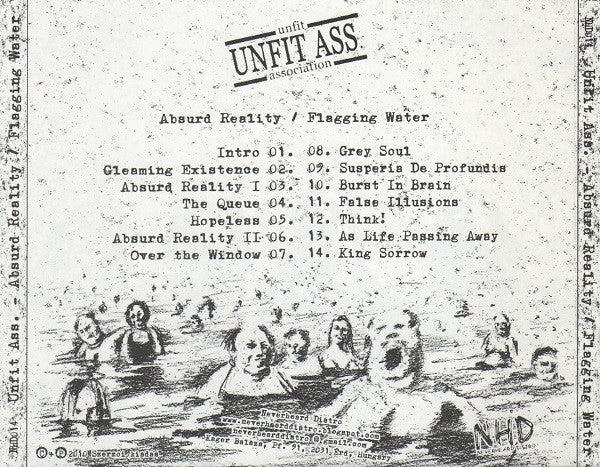 USED CD - Unfit Association – Absurd Reality / Flagging Water