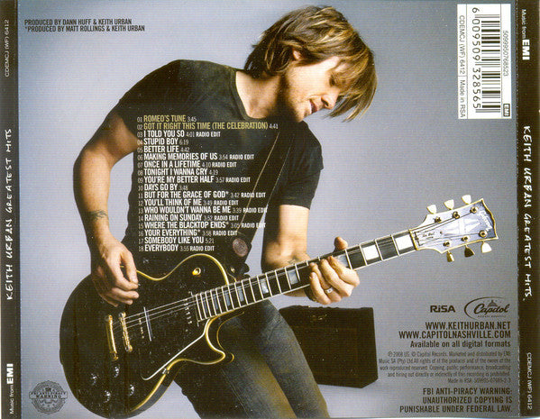 USED CD - Keith Urban – Greatest Hits