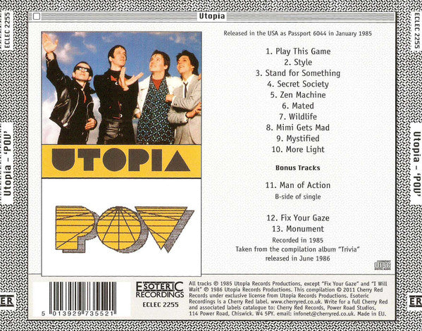 USED CD - Utopia – POV