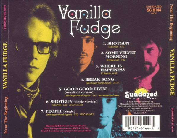 USED CD - Vanilla Fudge – Near The Beginning