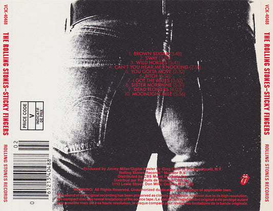 USED CD - The Rolling Stones – Sticky Fingers