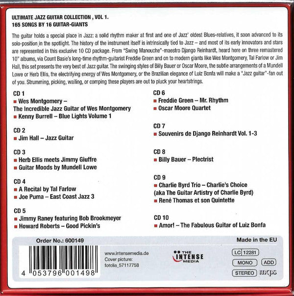 10CD - Various – Jazz Guitar Ultimate Collection Vol. 1