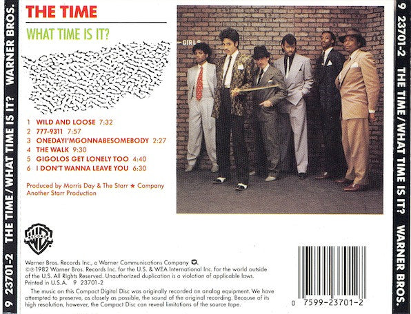 USED CD - The Time – What Time Is It?