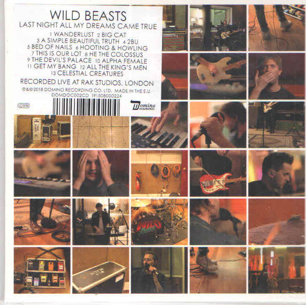 CD - Wild Beasts – Last Night All My Dreams Came True