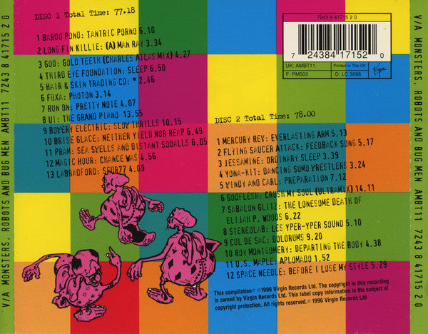 USED 2CD - Various – Monsters, Robots And Bug Men - A User's Guide To The Rock Hinterland