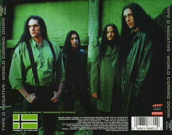 USED CD - Type O Negative – World Coming Down