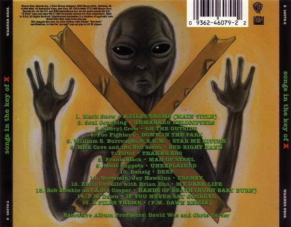 USED CD - Various – The X-Files - Songs In The Key Of X