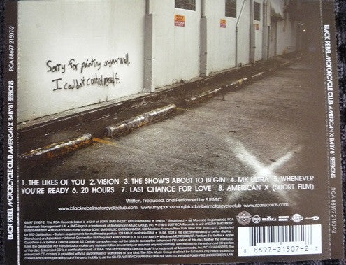 USED CD - Black Rebel Motorcycle Club – American X: Baby 81 Sessions