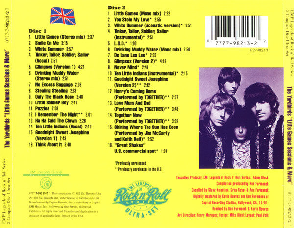 USED 2CD - The Yardbirds – Little Games Sessions & More