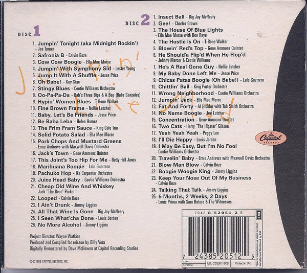 2CD - Various – Jumpin' Like Mad: Cool Cats & Hip Chicks Non-Stop Dancin'