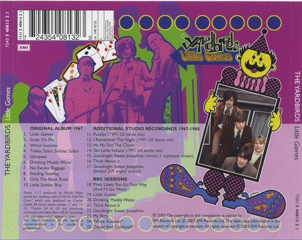 USED CD - The Yardbirds – Little Games