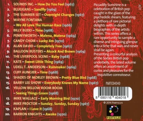 Piccadilly Sunshine Pt.Eighteen: British Pop Psych & Other Flavours 1966-1970 - CD