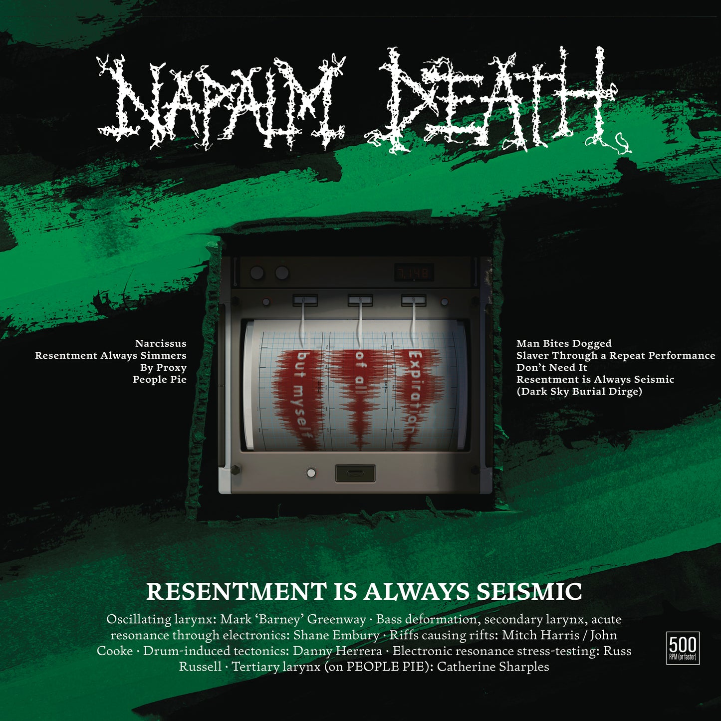 CD - Napalm Death - Resentment Is Always Seismic