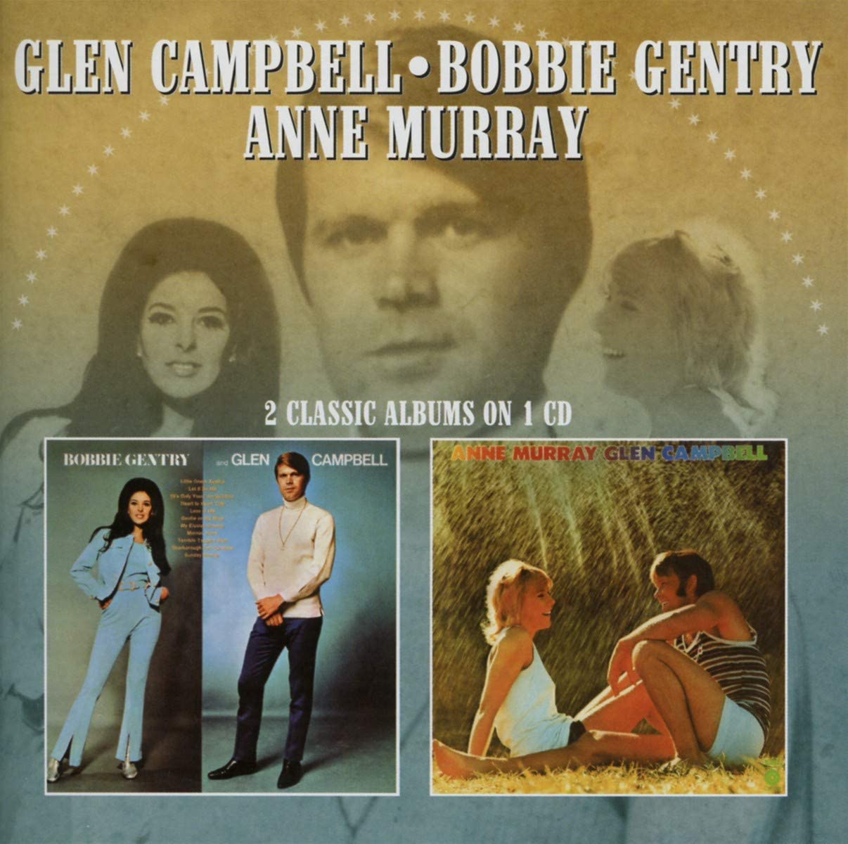 Glen Campbell/Bobbie Gentry/Anne Murray - 2 Classic Albums On One - CD