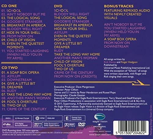 Supertramp - Live In Paris - 2CD/DVD