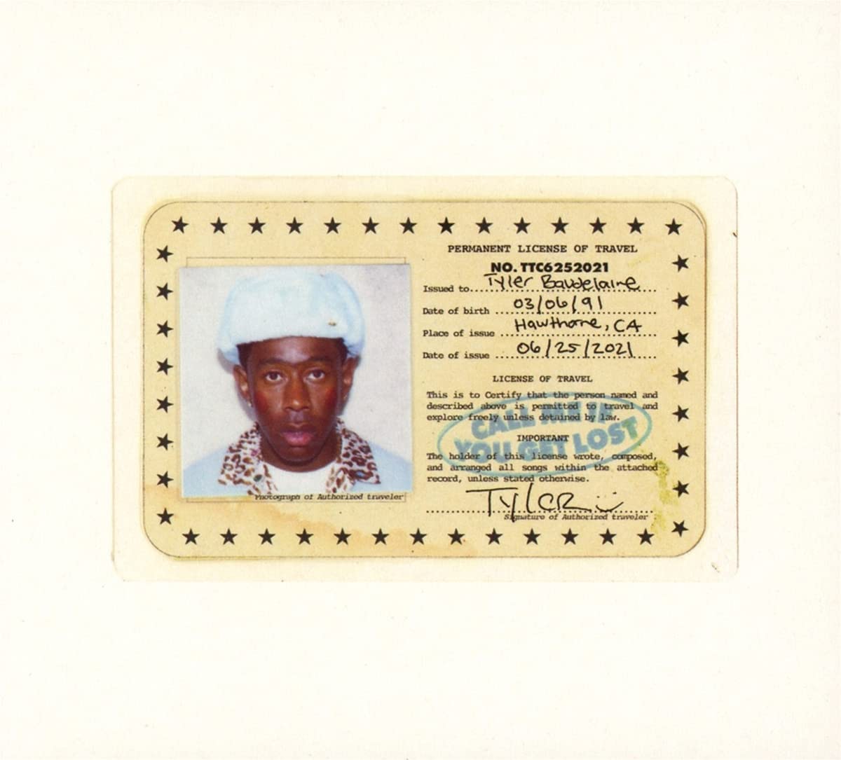 CD - Tyler The Creator - Call Me If You Get Lost – Encore Records Ltd