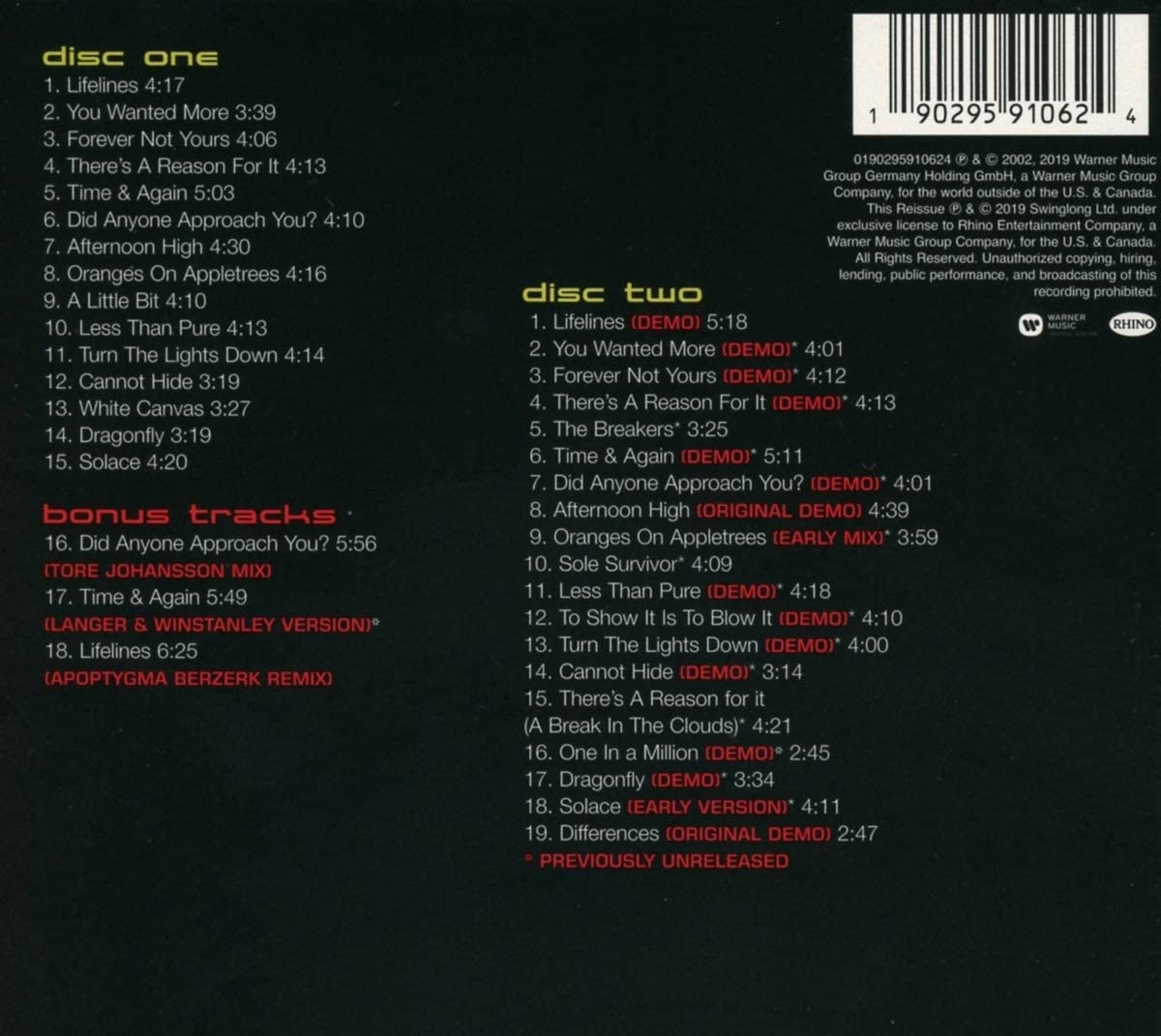 2CD - A-HA - Lifelines