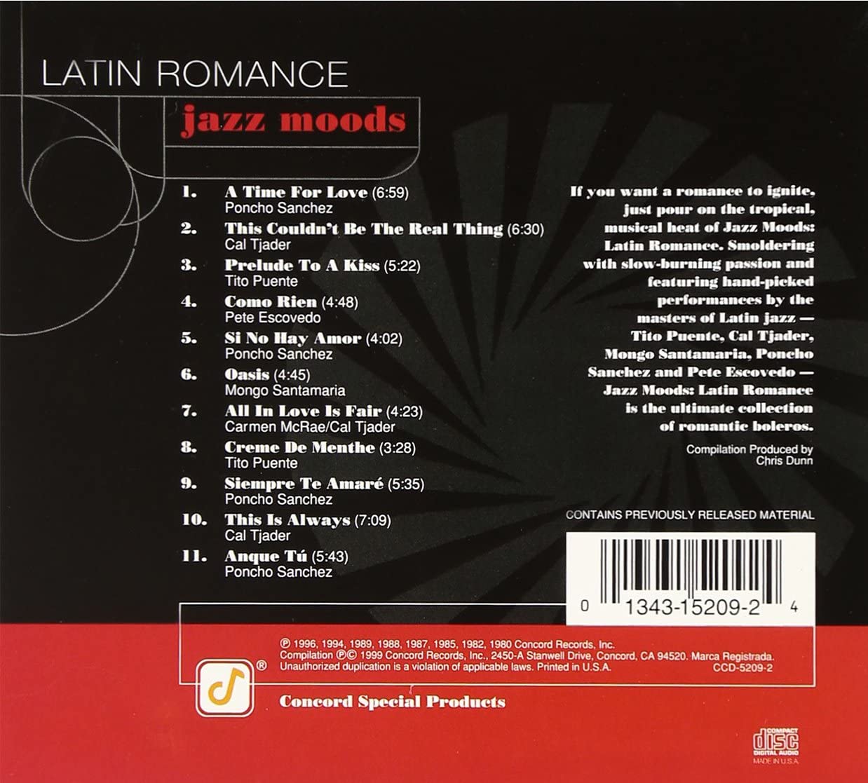 Various - Jazz Moods: Latin Romance - USED CD