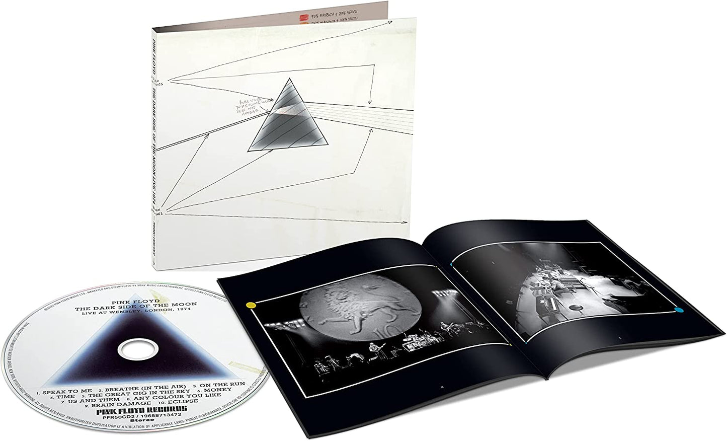 CD - Pink Floyd - The Dark Side Of The Moon - Live At Wembley Empire Pool, London, 1974
