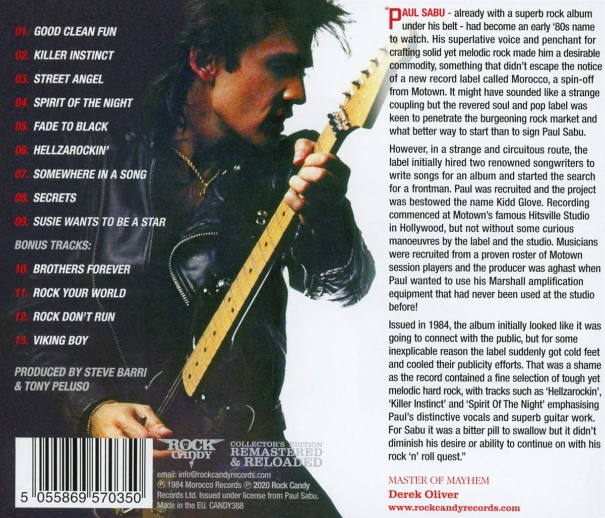 Kidd Glove - S/T - CD