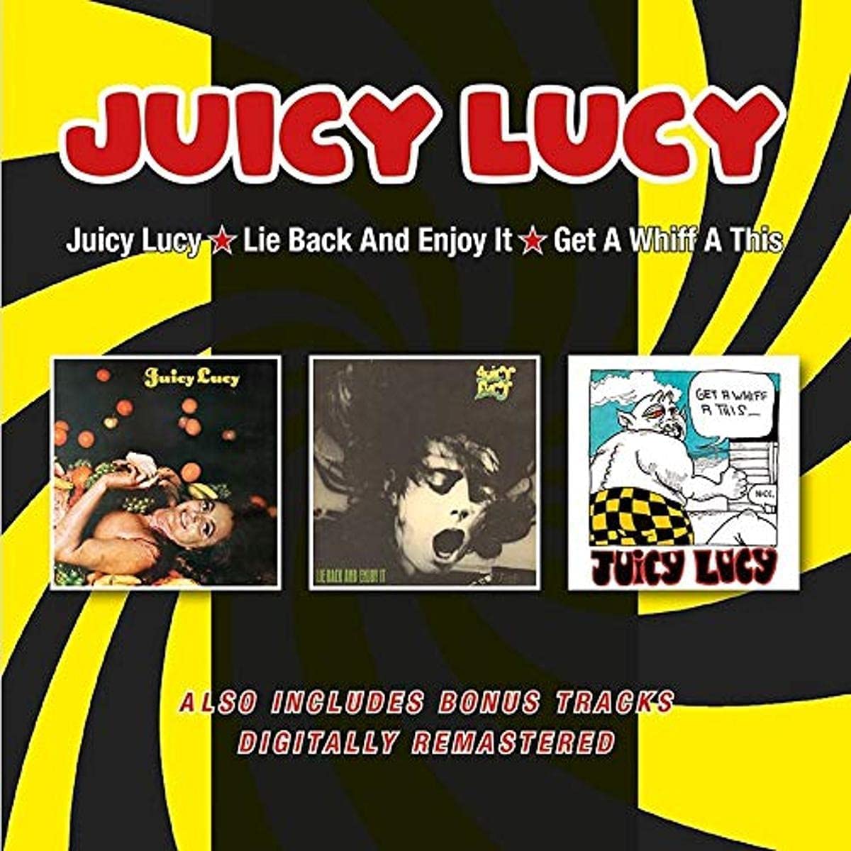 2CD - Juicy Lucy - Juicy Lucy / Lie Back & Enjoy It / Get A Whiff A This