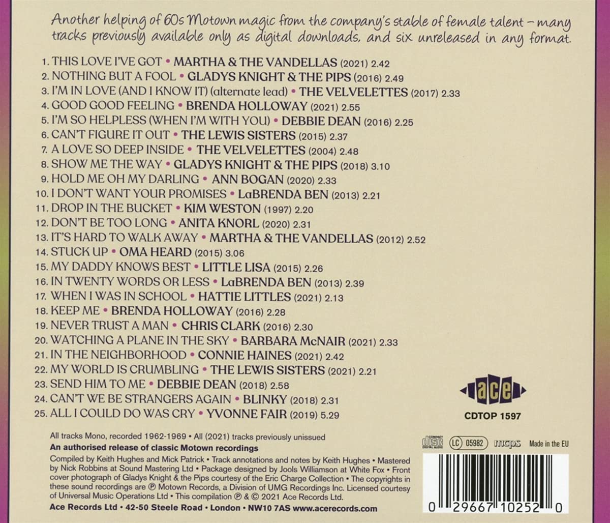 Various - Love & Affection: More Motown Girls - CD