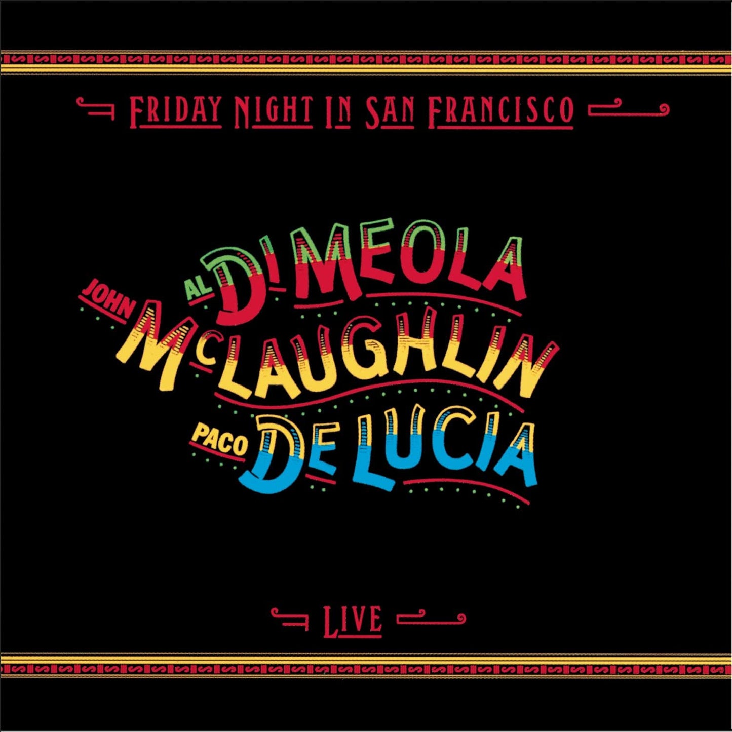 Al Di Meola / John McLaughlin / Paco De Lucia - Friday Night In San Francisco -CD