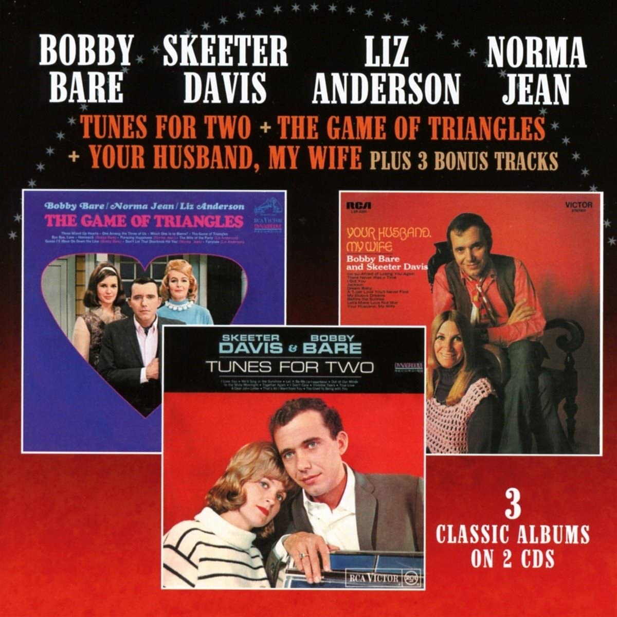 Bobby Bare / Skeeter Davis / Liz Anderson / Norma Jean - 2Cds