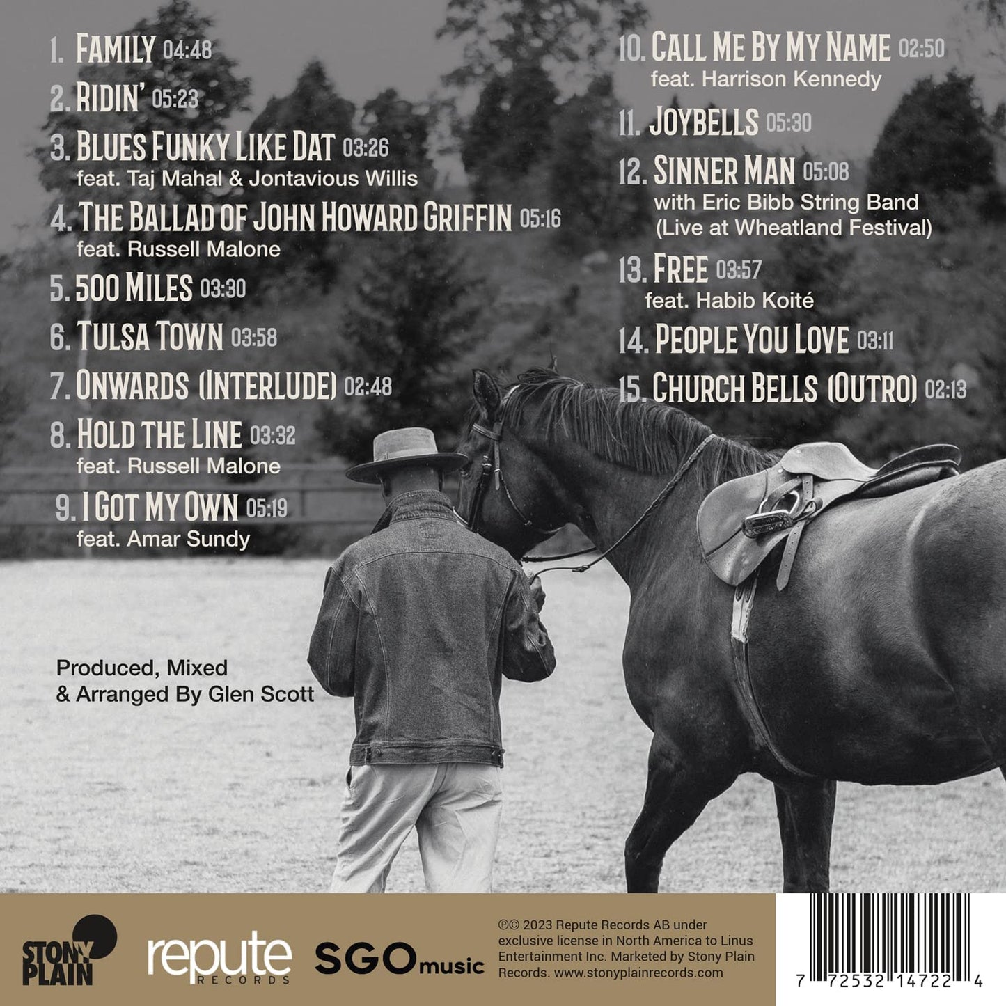 CD - Eric Bibb - Ridin'