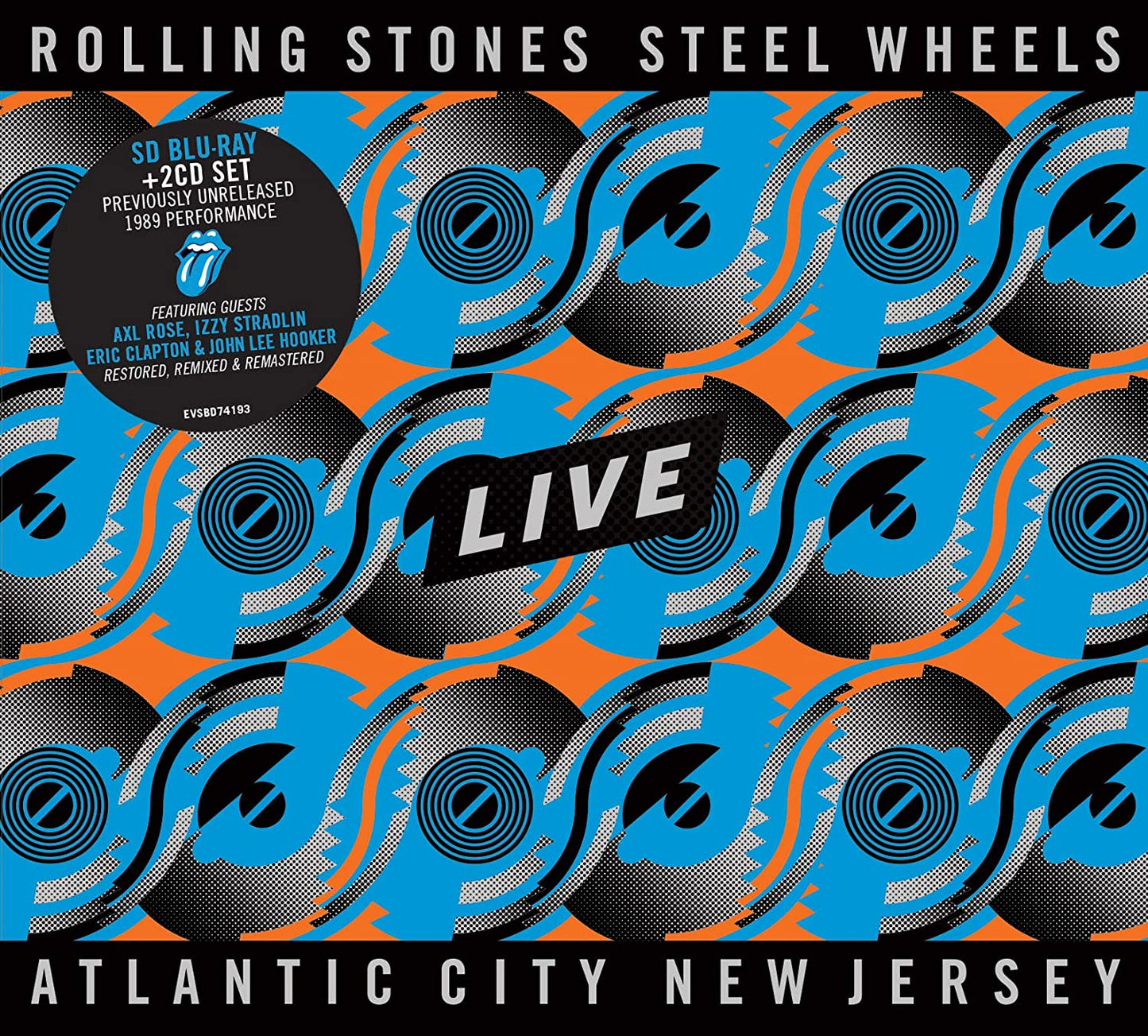 Rolling Stones - Steel Wheels Live in Atlantic City - 2CD/BluRay