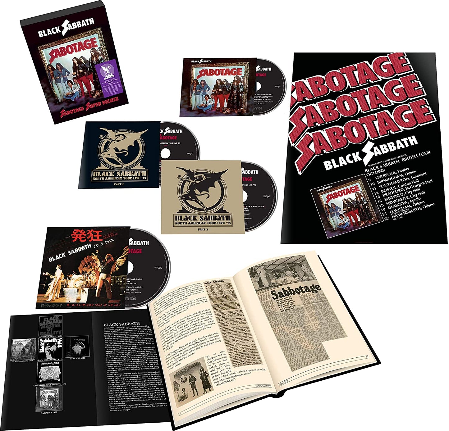 4CD - Black Sabbath - Sabotage