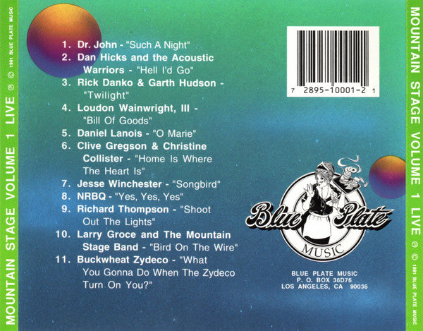 Various – The Best Of Mountain Stage Volume 1 Live - USED CD