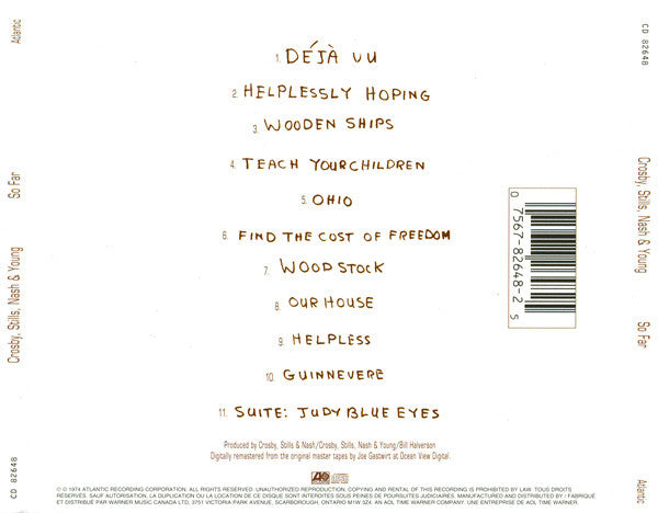 USED CD - Crosby, Stills, Nash & Young – So Far