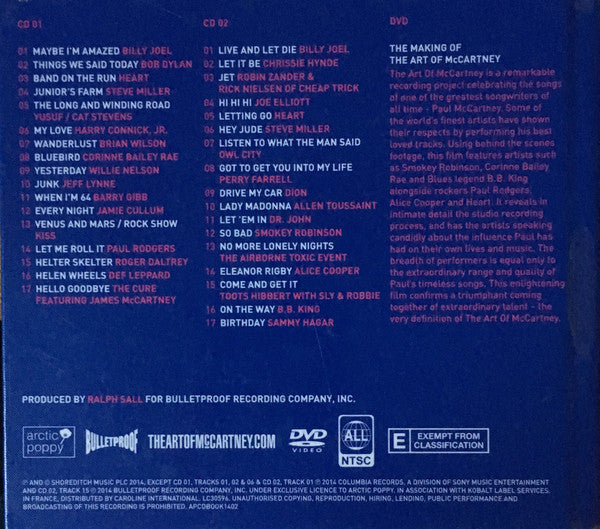 Various Artists - The Art Of Mccartney - 2CD/DVD