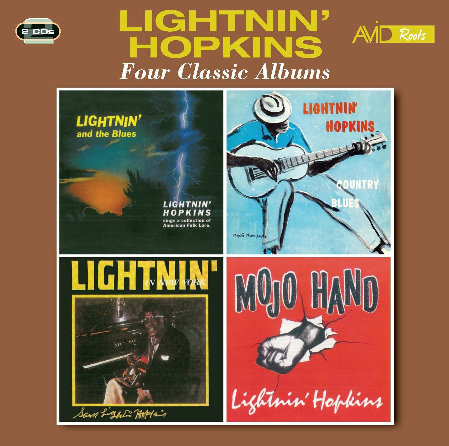 2CD - Lightnin' Hopkins - Four Classic Albums
