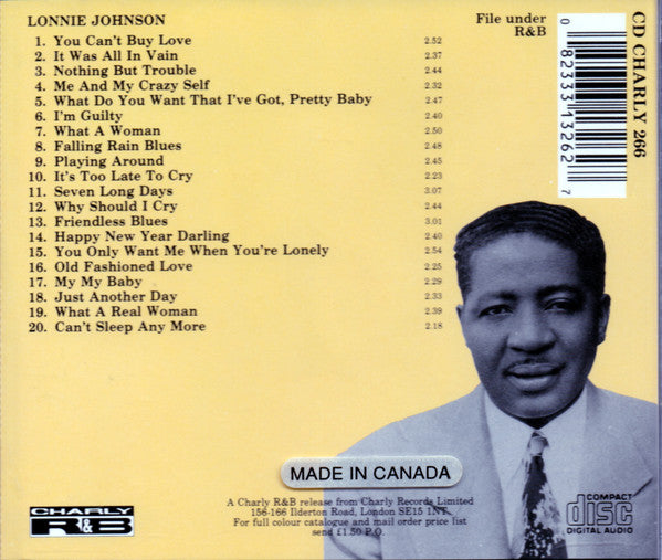 Lonnie Johnson – Me And My Crazy Self - USED CD