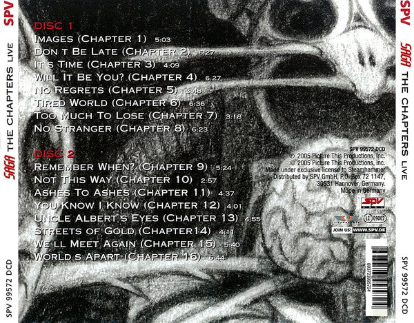 Saga – The Chapters Live - USED 2CD