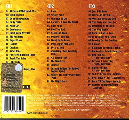 Status Quo - Definitive Hits - 3CD