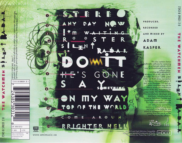 The Watchmen – Silent Radar - USED CD