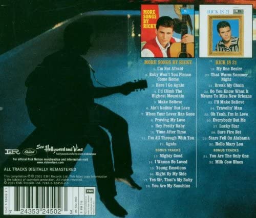 Ricky Nelson – More Songs By Ricky / Rick Is 21 - USED CD