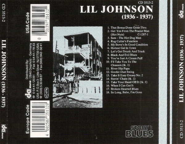 Lil Johnson – The Hottest Gal In Town (1936 - 1937) - USED CD