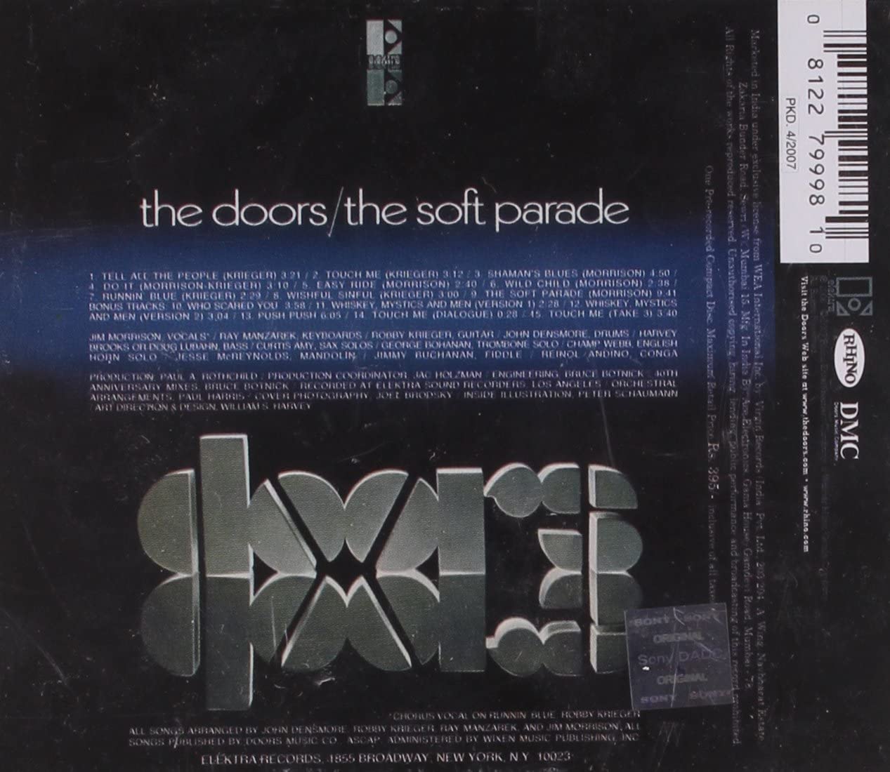 CD - The Doors - The Soft Parade