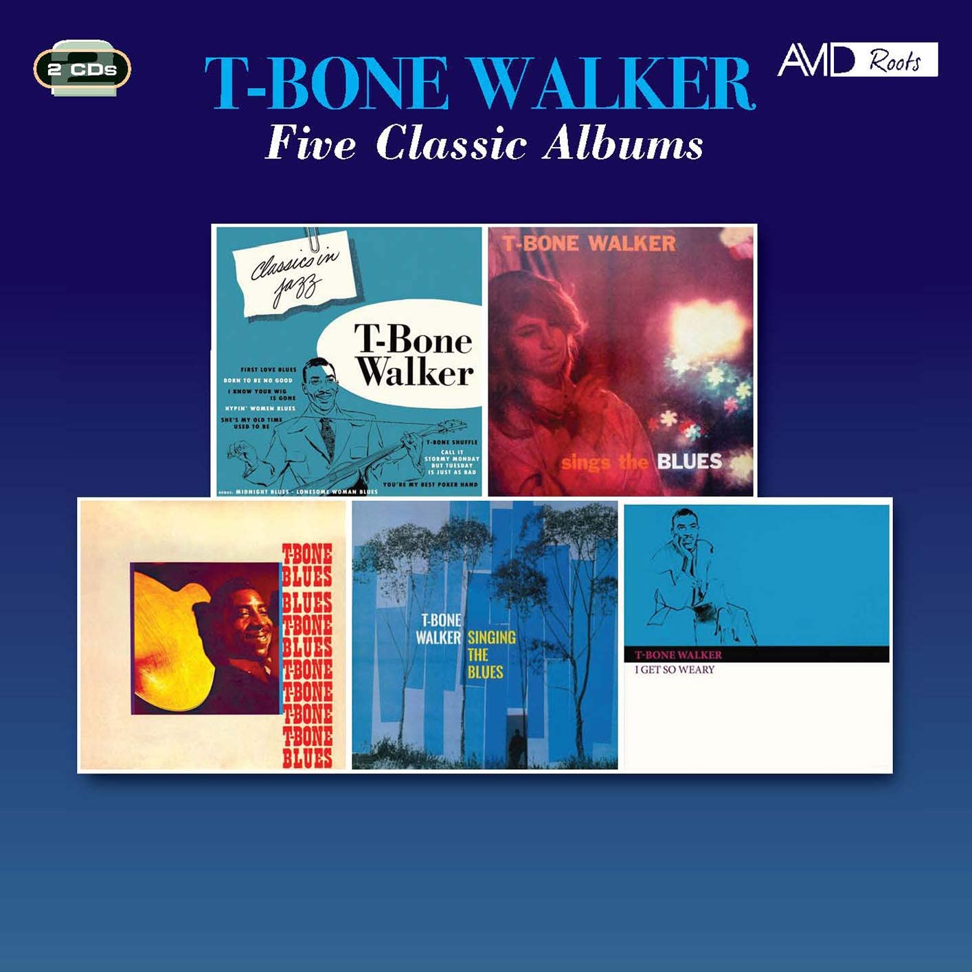 2CD - T-Bone Walker - 5 Classic Albums