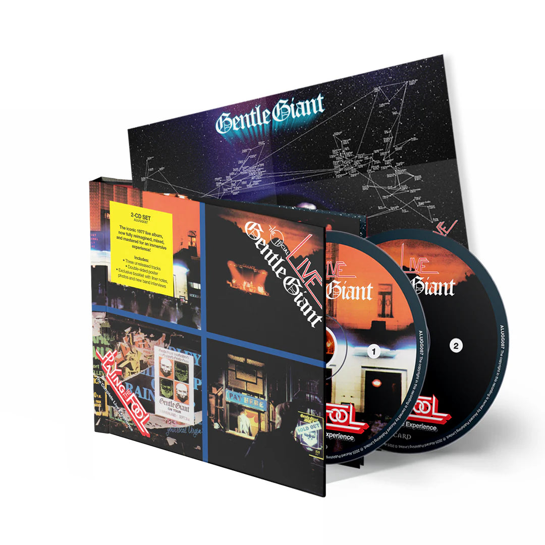 2CD/BluRay - Gentle Giant - Playing The Fool: The Complete Live Experience