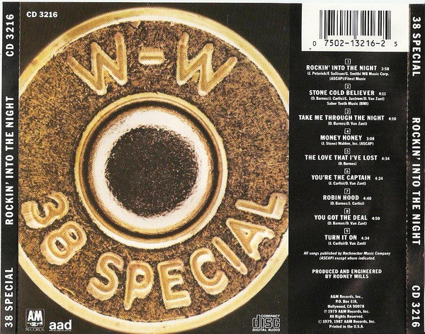 USED CD - 38 Special – Rockin' Into The Night